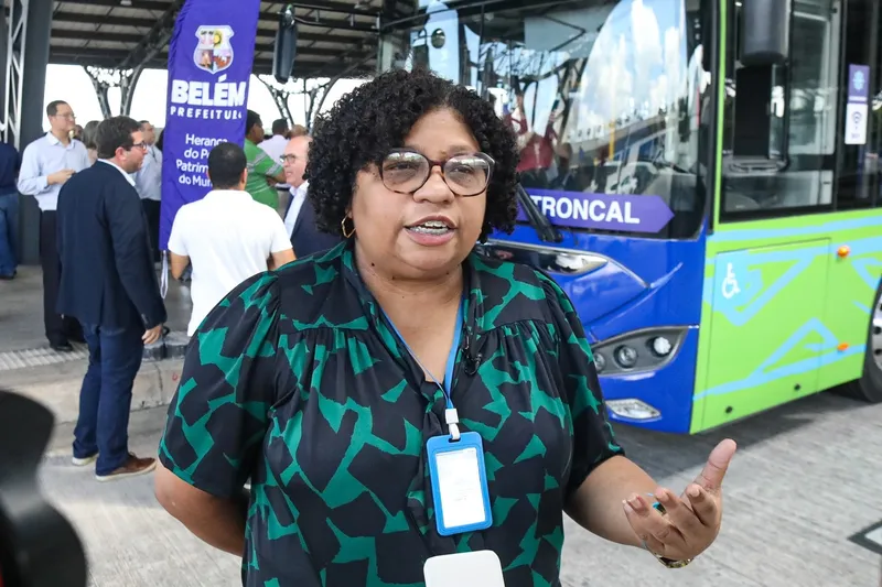 Ana Valéria Borges, Superintendente de Mobilidade Urbana de Belém  <div class='credito_fotos'>Foto: Joyce Ferreira/Agência Belém/Comus   |   <a href='/midias/2025/originais/03492dc9-23ef-43b0-9a19-97fb8bebe32d.jpg' download><i class='fa-solid fa-download'></i> Download</a></div>