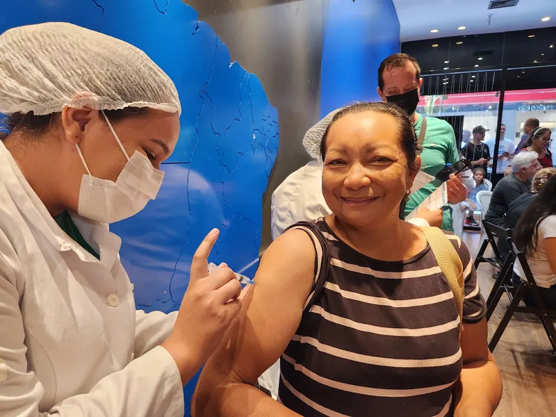 Vacinação contra influenza estará disponível nos shoppings Grão Pará, Boulevard, Pátio Belém, Castanheira e It Center neste sábado, 7