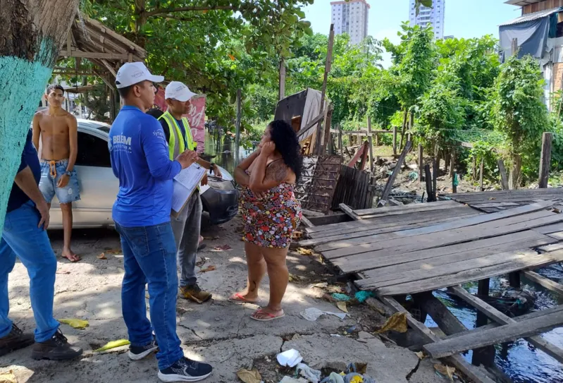 Visita a moradores da Ilha Bela na segunda-feira, 16