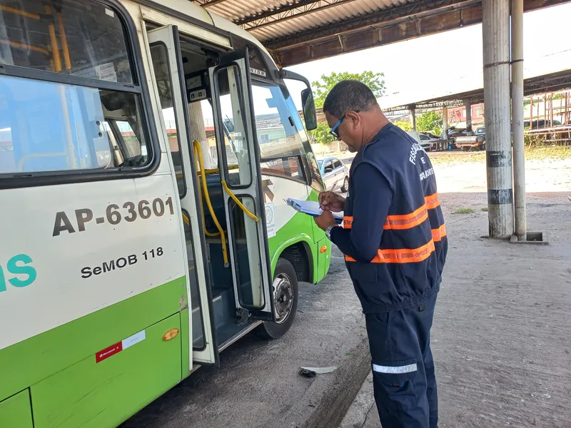 Fiscalização para verificar cumprimento do reforço de frota.