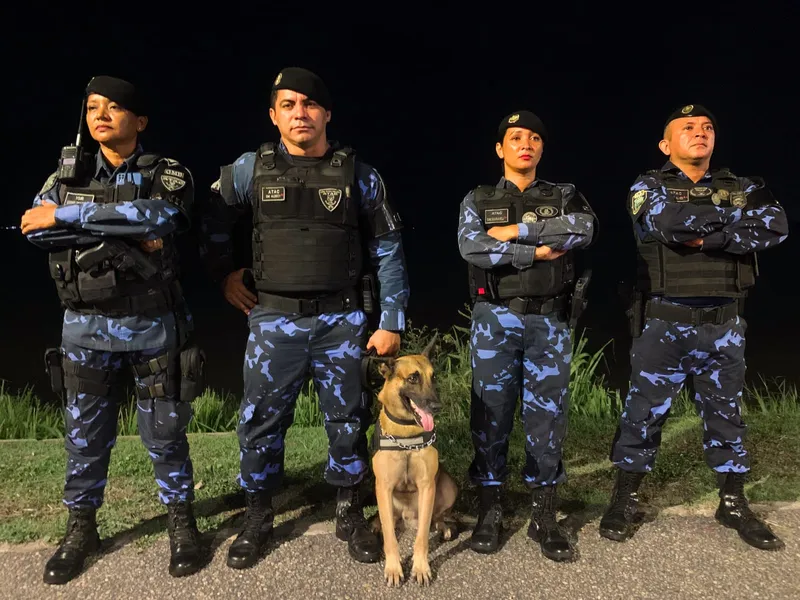 A presença dos agentes de segurança garantiu ao público tranquilidade durante os shows de aniversário de Belém.