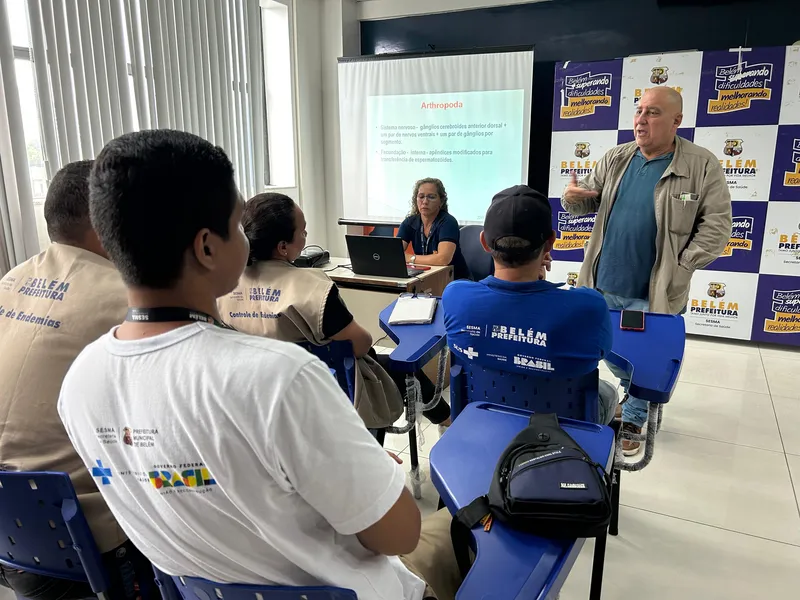 O curso foi conduzido pelo médico veterinário da Sespa, Arnaldo Fayal 