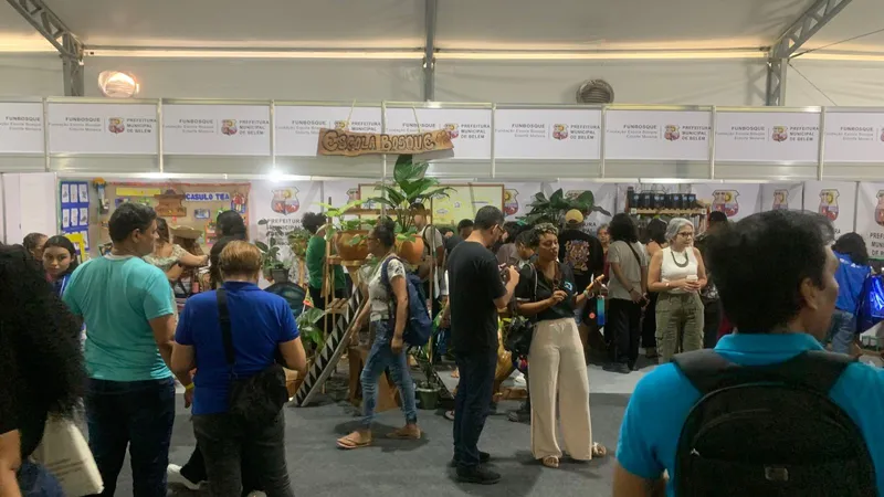 Estande da Funbosque na SBPC.