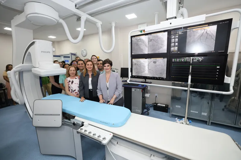 A entrega das novas áreas modernizadas do Hospital Gaspar Vianna foi realizada na manhã desta segunda-feira (13)