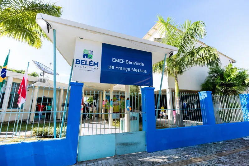 A Escola Benvinda de França Messias, da rede de ensino de Belém, tem nota 5,2 no Ideb e planeja subir para 5,4