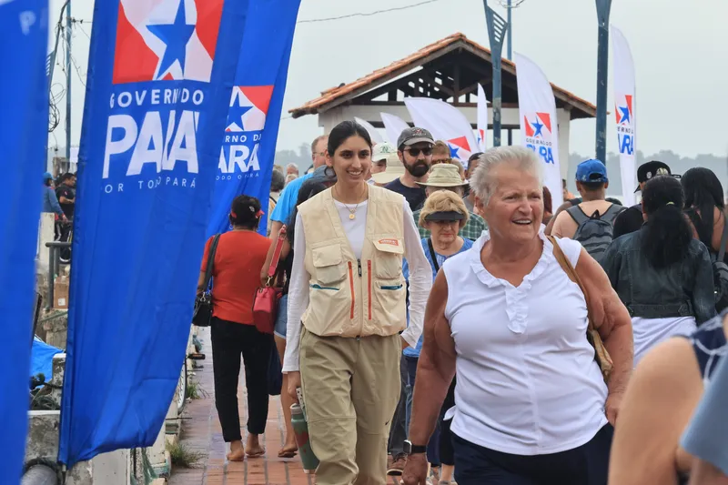 Visitantes vieram da região do Caribe conhecer alguns dos principais pontos turísticos de Belém.