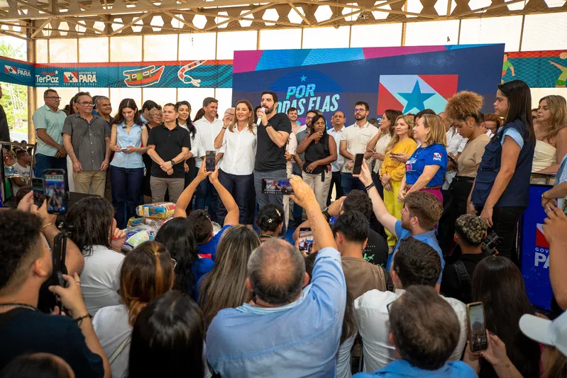 Durante a programação, o prefeito Igor Normando felicitou a governadora em exercício, Hana Ghassan pelo aniversário.