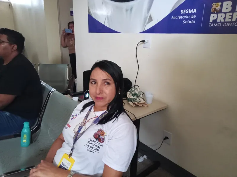 A técnica de enfermagem Mirla Celeste Borges, da equipe do Consultório na Rua, não conhecia o Tratamento Preventivo da Tuberculose (TPT) e acredita que o projeto vai ajudar na promoção da saúde do povo Warao em Belém.