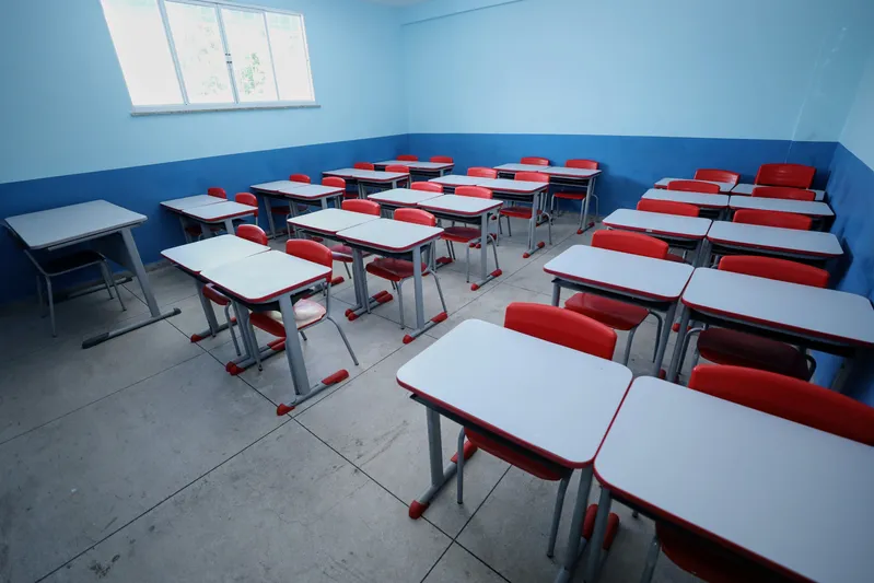 As salas de aula receberam cuidados para garantir estrutura e conforto aos alunos.