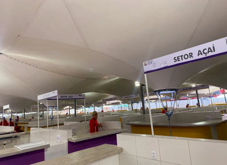 A entrega dos 168 novos boxes será feita em breve pelo prefeito de Belém, Edmilson Rodrigues, e pelo secretário de Urbanismo, Lélio Costa.