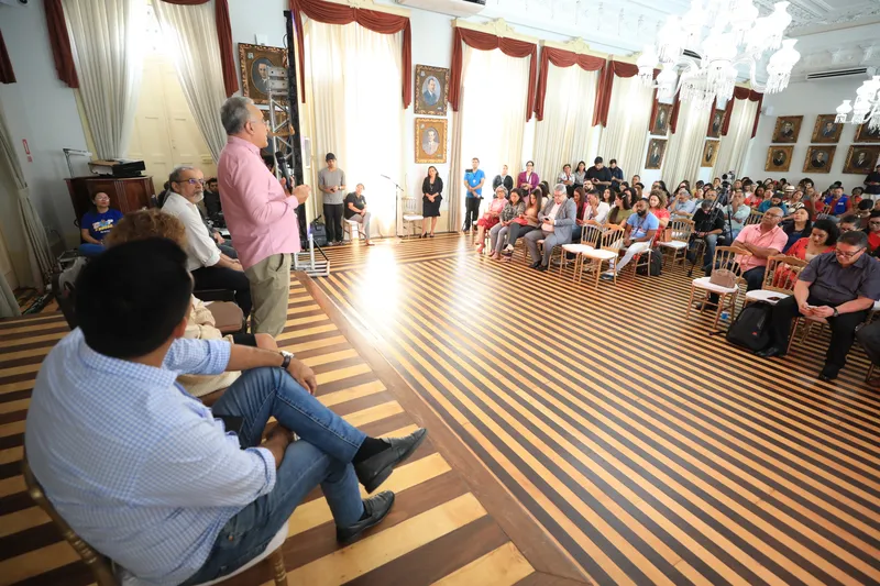 Tecnologia em saúde pública - Lançamento do aplicativo Saúde Belém Digital <div class='credito_fotos'>Foto: MÁCIO FERREIRA / AG BELÉM | <a href='/midias/2025/originais/706f977b-eebc-4f8d-8fed-70b7a8fd9d4c.jpg' download><i class='fa-solid fa-download'></i> Download</a></div>