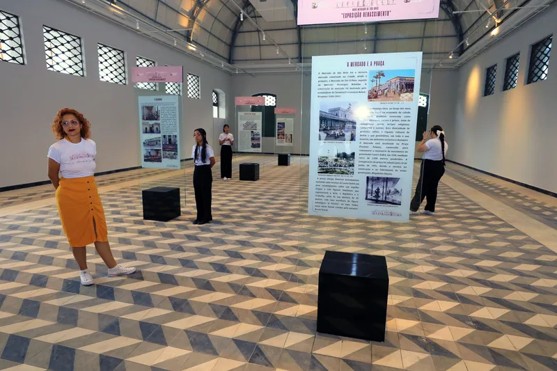 Exposição Renascimento no Novo Mercado de São Brás mostra o histórico do imóvel histórico, que faz parte da história de capital paraense 