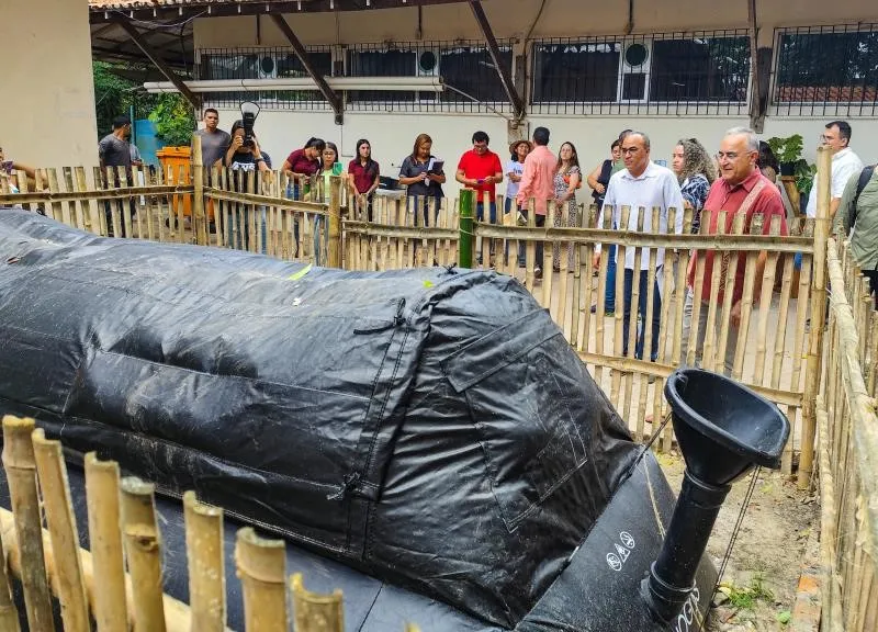 Inauguração dos Biodigestores na Sede da Funbosque.