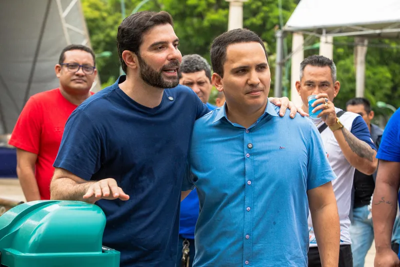 O prefeito Igor Normando e o vice-prefeito, Cássio Andrade, destacaram os esforços para melhorar a qualidade de vida da população.