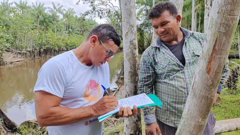 Miguel Picanço participou da busca ativa para identificar estudantes para a turma de Ejai.