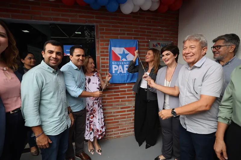 O vice-prefeito de Belém, Cássio Andrade, participou da entrega de áreas modernizadas do Hospital Gaspar Vianna.