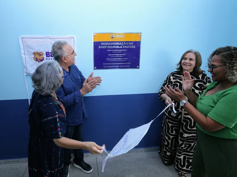 Entre as mais de 100 escolas reformadas, a Manuela Freitas é a 5ª no Bairro de São Brás.