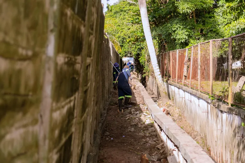 Prefeitura realiza desobstrução do Canal da Pirajá <div class='credito_fotos'>Foto: Felipe de Souza   |   <a href='/midias/2025/originais/9b385ed8-df83-4495-a892-f2e3109256e2.jpg' download><i class='fa-solid fa-download'></i> Download</a></div>