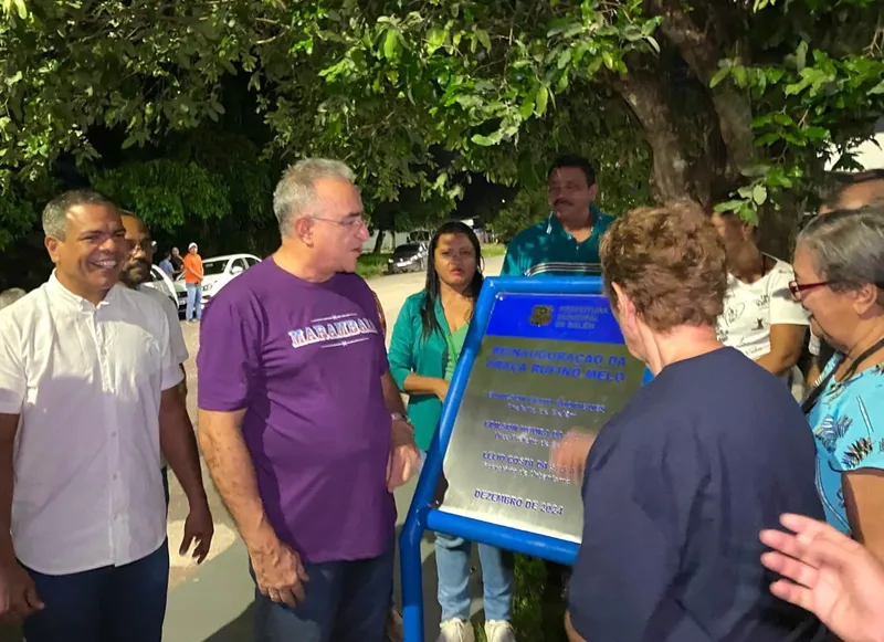 As entregas mais recentes foram as praças Rufino Melo e Georgina Arouck, na Marambaia, no último dia 6. <div class='credito_fotos'>Foto: Marcelle Andrade/Ascom Seurb   |   <a href='/midias/2025/originais/a25a3ec2-0e41-4ede-be02-4e53e8ba5428.jpg' download><i class='fa-solid fa-download'></i> Download</a></div>