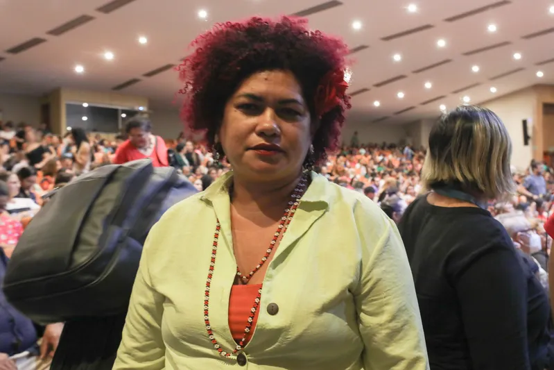"O evento faz com que a gente reflita nossas práticas no dia a dia das escolas, absorva novas técnicas e saberes para levarmos para a sala de aula, inclusive as questões ambientais e de mudanças climáticas", afirma a professora, Edineide Cristina