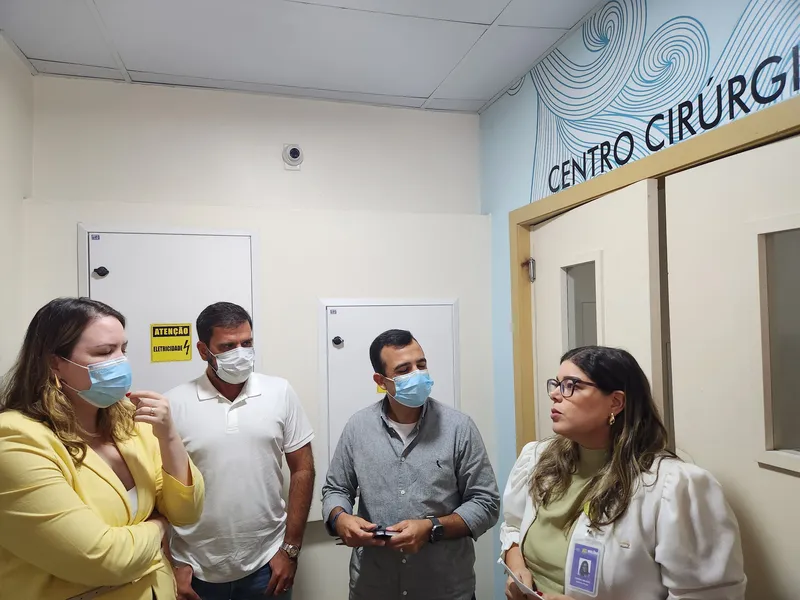 O primeiro local visitado foi o Pronto-Socorro Humberto Maradei Pereira (HPSM do Guamá).  