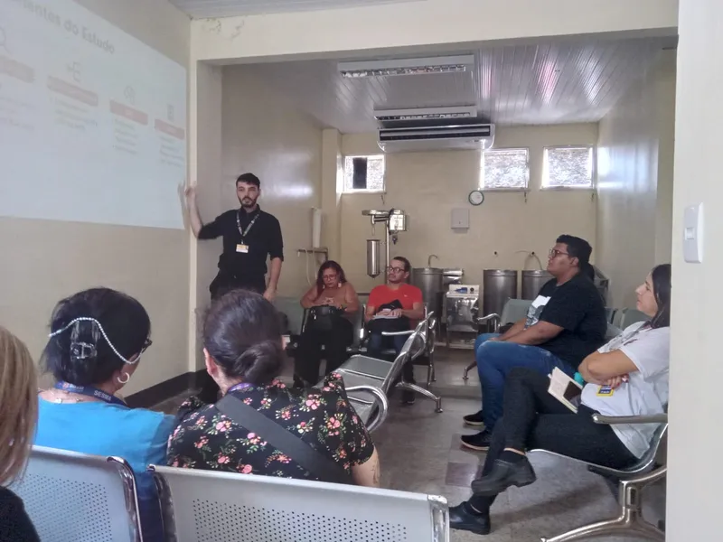 As equipes de Saúde da Família participaram de capacitação sobre o projeto Mira-TB, desenvolvido pela USP em parceria com a Sesma.
