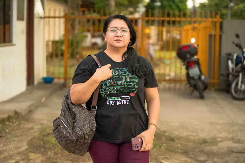 Ângela alertou para a importância da limpeza pública e a necessidade da participação da população.