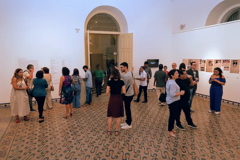 Exposição no Mabe homenageia o poeta e escritor João de Jesus Paes Loureiro <div class='credito_fotos'>Foto: DINEI SOUZA / AG.BELÉM   |   <a href='/midias/2025/originais/c861f463-f829-4877-b1f7-9af23b793b0c.jpg' download><i class='fa-solid fa-download'></i> Download</a></div>