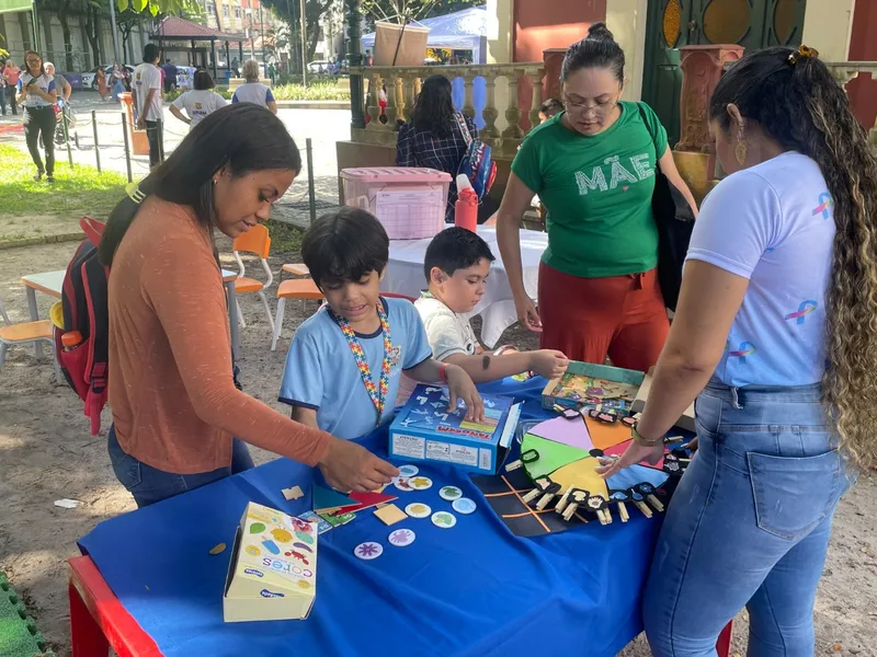 Atividades do Crie reforçam educação inclusiva na rede municipal de Educação.