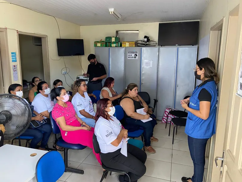O projeto Mira-TB vem ao encontro do trabalho que a Sesma desenvolve com a comunidade Warao há cerca de cinco anos, com atendimento de saúde e vacinação.