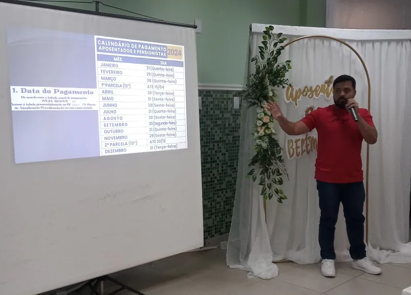 Diogo Costa falou de serviços e pagamento dos benefícios de aposentadoria