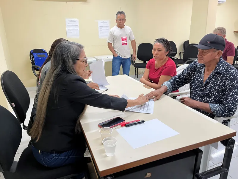Integrantes do Conselho da Cidade compareceram para eleger os nove conselheiros e conselheiras que faltavam para completar o colegiado do Conselho de Usuários de Serviços Públicos de Belém, durante a manhã de sábado, no auditório da Secretaria Municipal de Planejamento e Gestão (Segep).