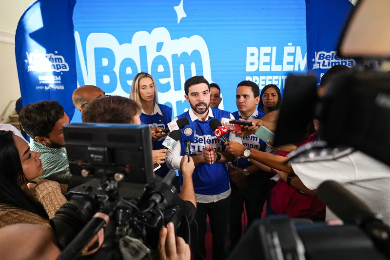 Em coletiva, o prefeito Igor Normando destacou o compromisso do Belém Limpa: soluções rápidas para combater alagamentos e descarte irregular de lixo