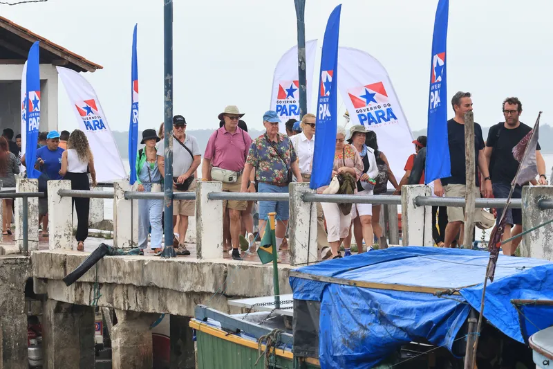 A chegada do navio abriu a temporada 2025 de cruzeiros em Belém.