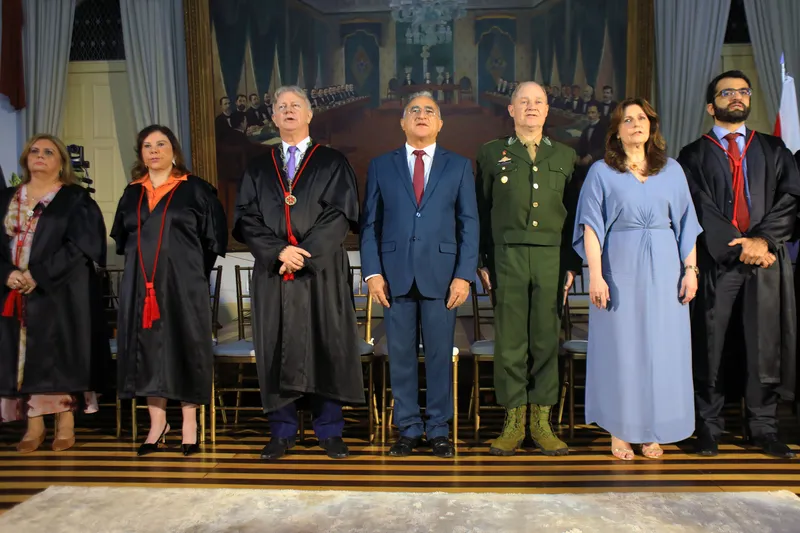 Entrega da honraria ocorreu durante solenidade no Palácio Antônio Lemos.