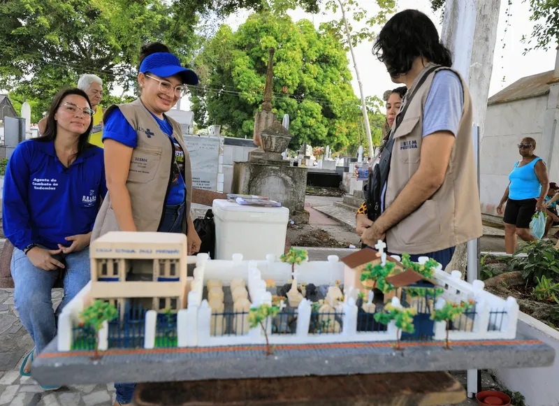 Agentes da Sesma deram orientações sobre prevenção à dengue e Chikungunya 