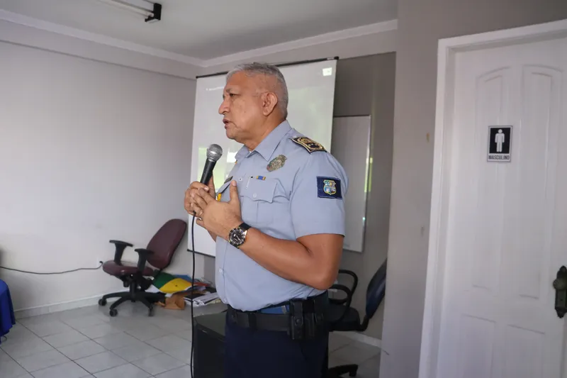 O inspetor-geral, Joel Monteiro, pontuou as ações realizadas pela Guarda, como promover cursos aos guardas municipais sobre o enfrentamento à violência, sobretudo, focados no atendimento aos grupos em situação de vulnerabilidade social