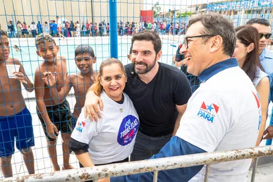 Prefeito participa de ação de serviços na Usina da Paz do Guamá