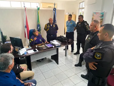Reunião na Guarda Municipal de Belém define detalhes da escolta da imagem peregrina