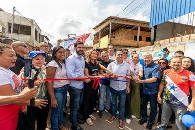 Prefeitura de Belém e Governo do Pará entregam obras de pavimentação no bairro do Tapanã