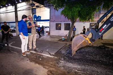 Operação Tapa-Buraco recupera vias no bairro de Nazaré