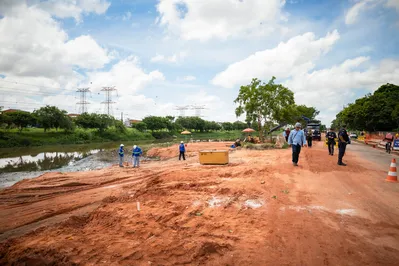 Prefeitura de Belém fiscaliza obras do Parque  São Joaquim, uma das principais intervenções para a COP-30