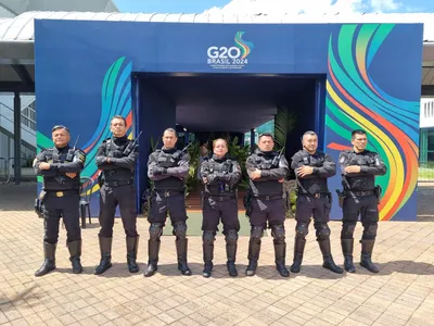 Guarda Municipal realiza escolta de autoridades globais participantes das atividades preparatórias de G20