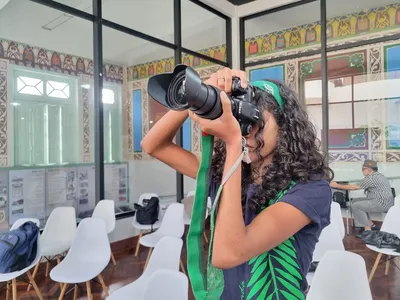 Sectur promove workshop de fotografia híbrida no Memorial dos Povos